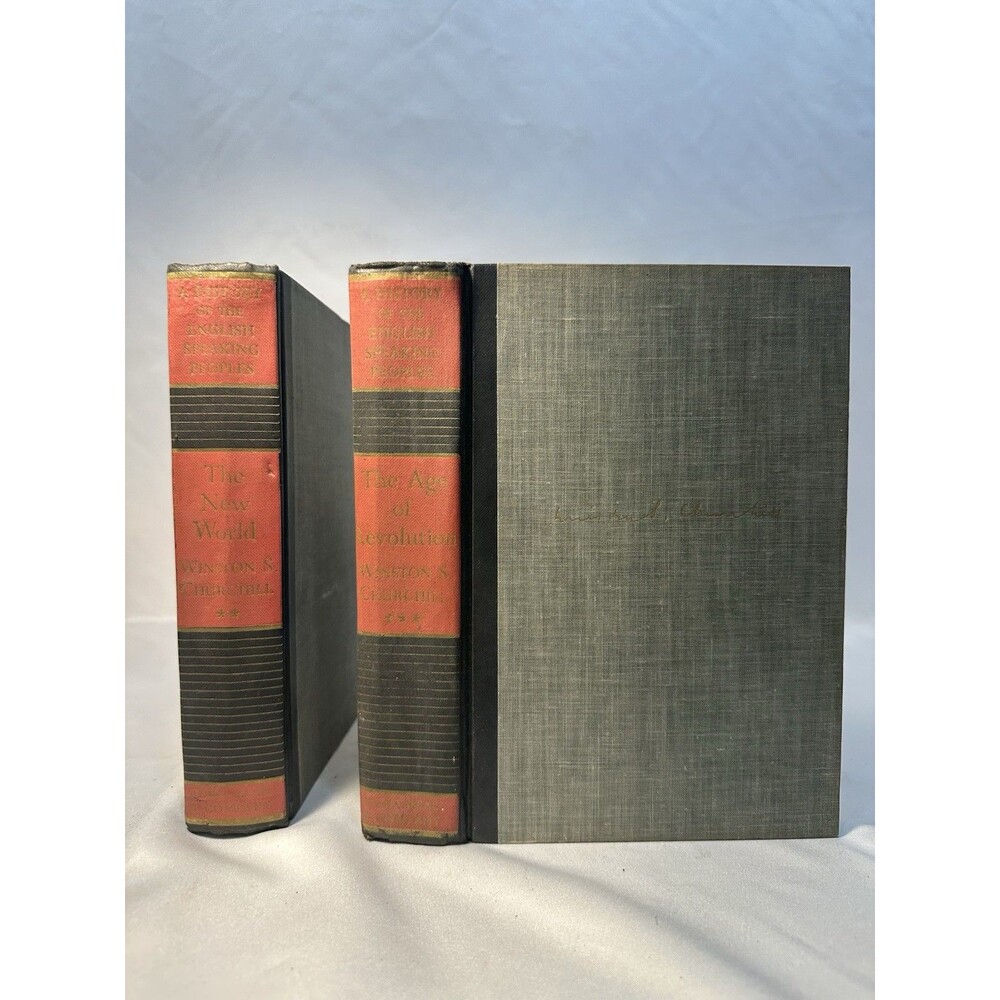 Winston Churchill History English Speaking Peoples Vol 2 3 1956 1957 HC Set